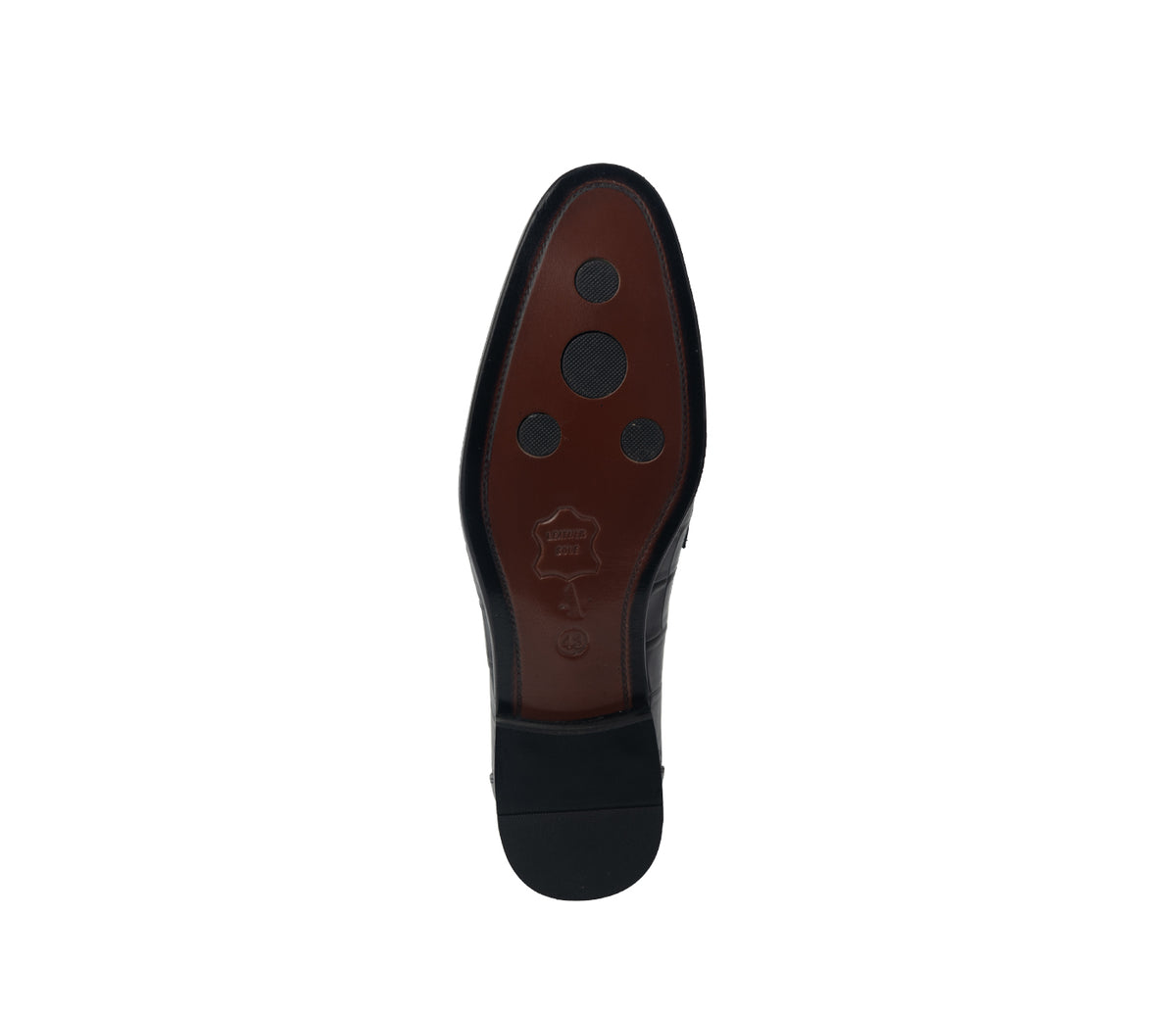 Loafer with Centre Ornament - Black