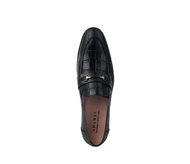 Loafer with Centre Ornament - Black