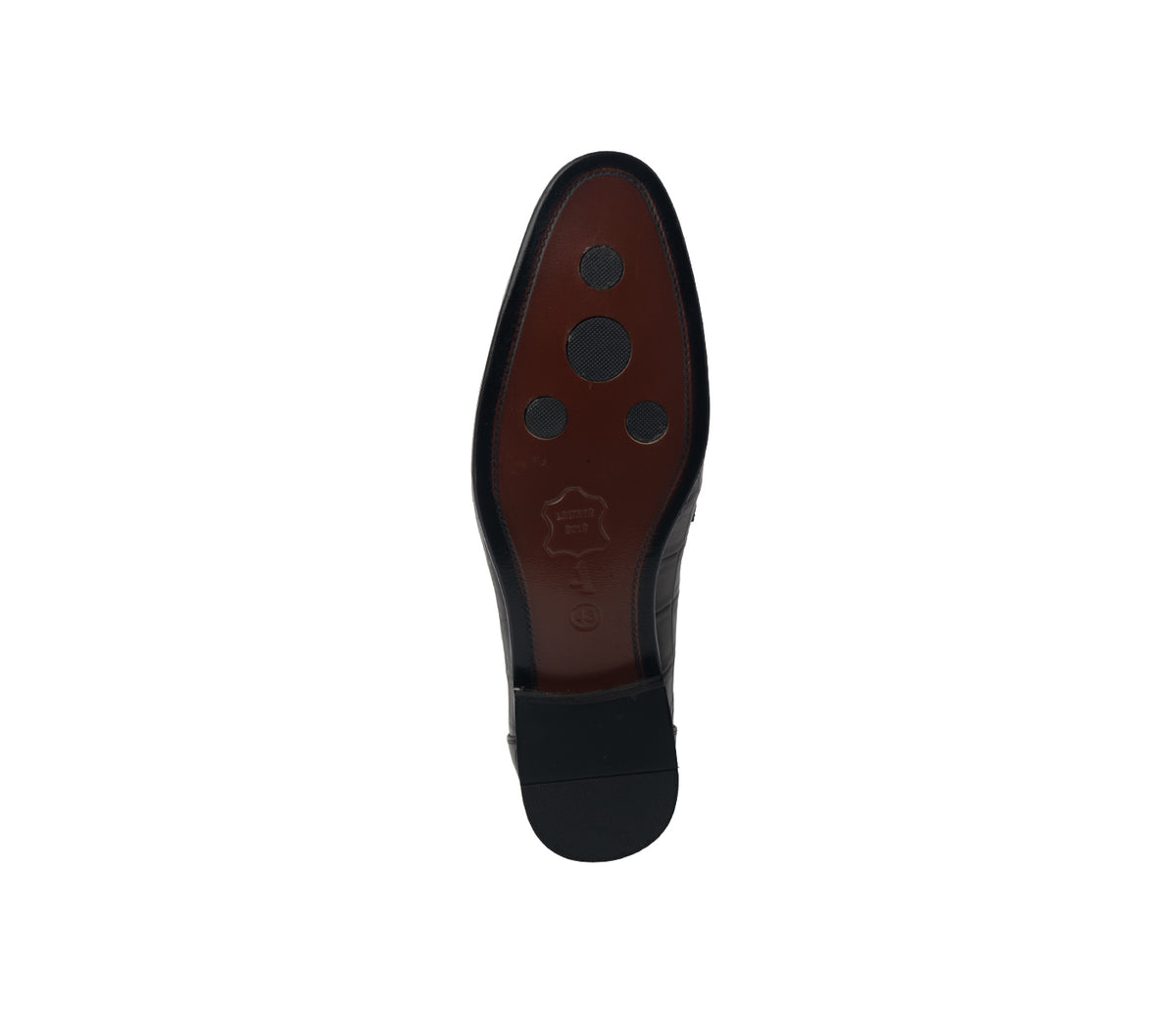 Loafer with Centre Ornament - Brown