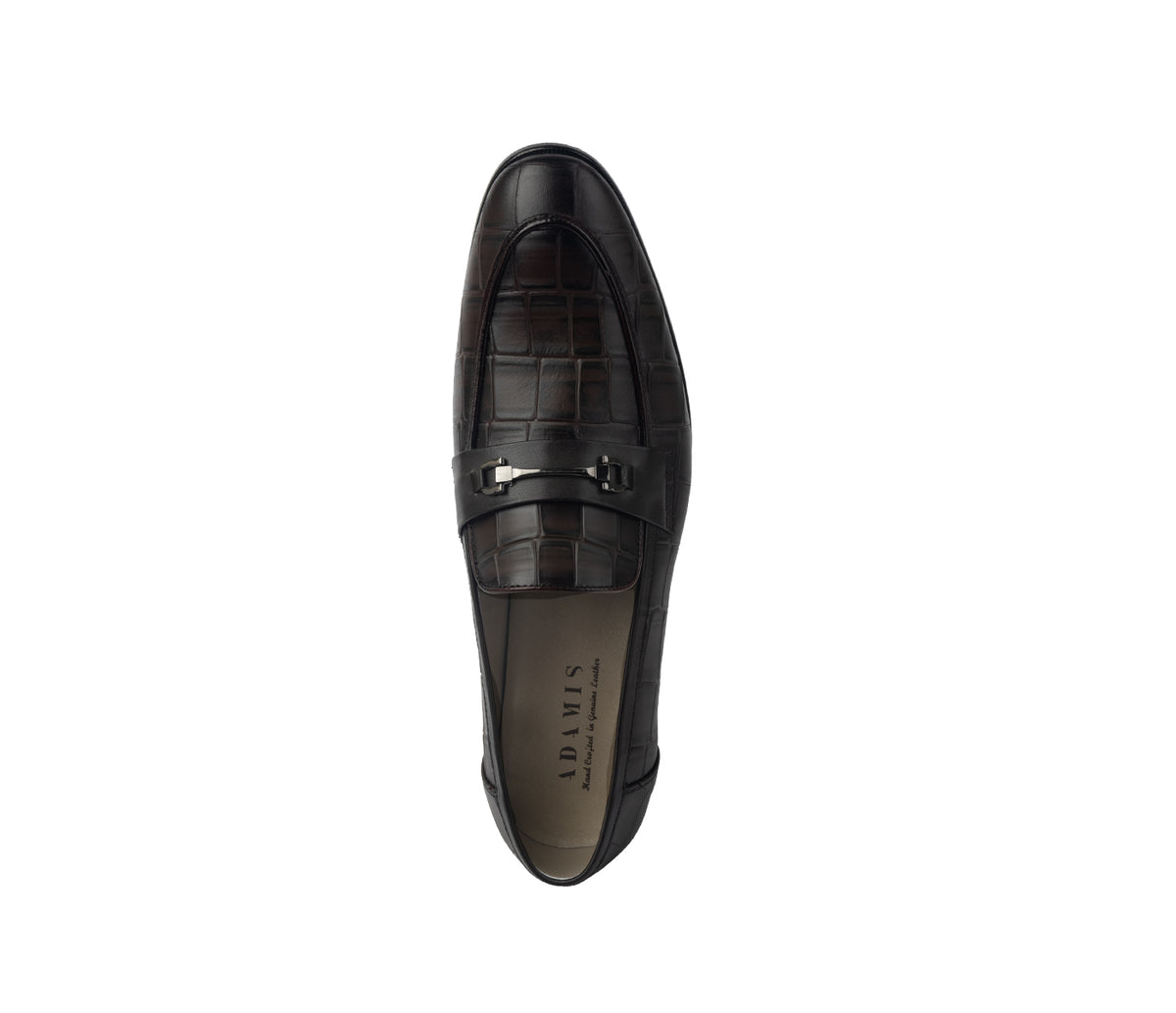 Loafer with Centre Ornament - Brown