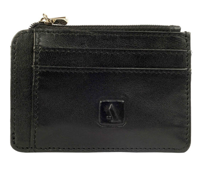Credit Card Case With Coin Purse - Blue