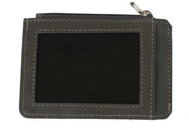 Credit Card Case With Coin Purse - Grey