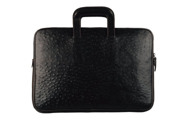 Folder for Documents in Genuine Leather - Black