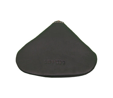 Triangular Shape Mini Coin Purse - Black