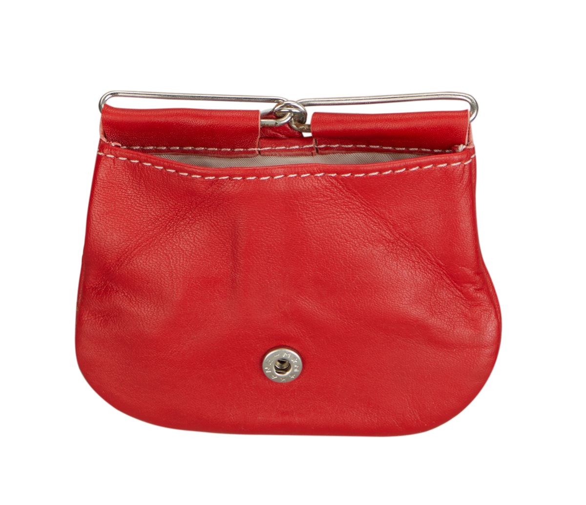 Triangular Shape Mini Coin Purse - Red