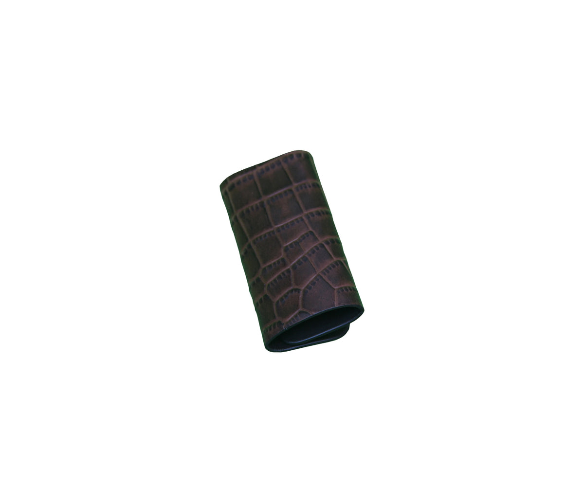 Key chain holder in Genuine Leather - Brown