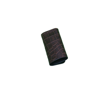 Key chain holder in Genuine Leather - Brown