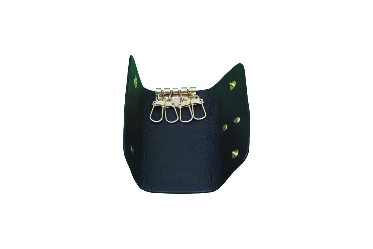 Key chain holder in Genuine Leather - Brown