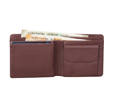 Almeda Mens Wallet - Wine