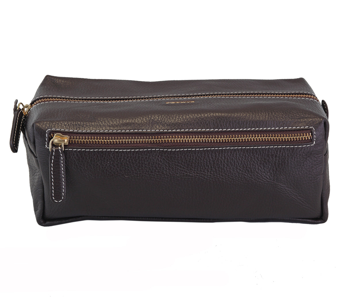 Unisex Wash And Toiletry Travel Pouch - Brown