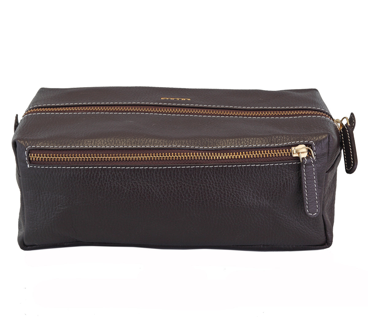 Unisex Wash And Toiletry Travel Pouch - Brown