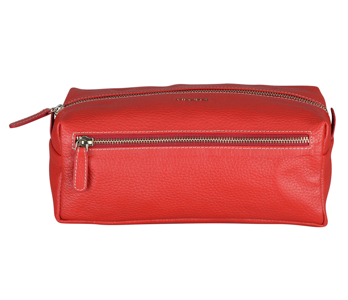 Unisex Wash And Toiletry Travel Pouch - Red
