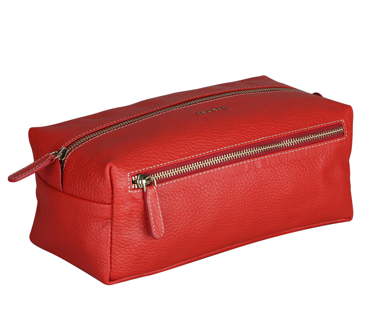 Unisex Wash And Toiletry Travel Pouch - Red