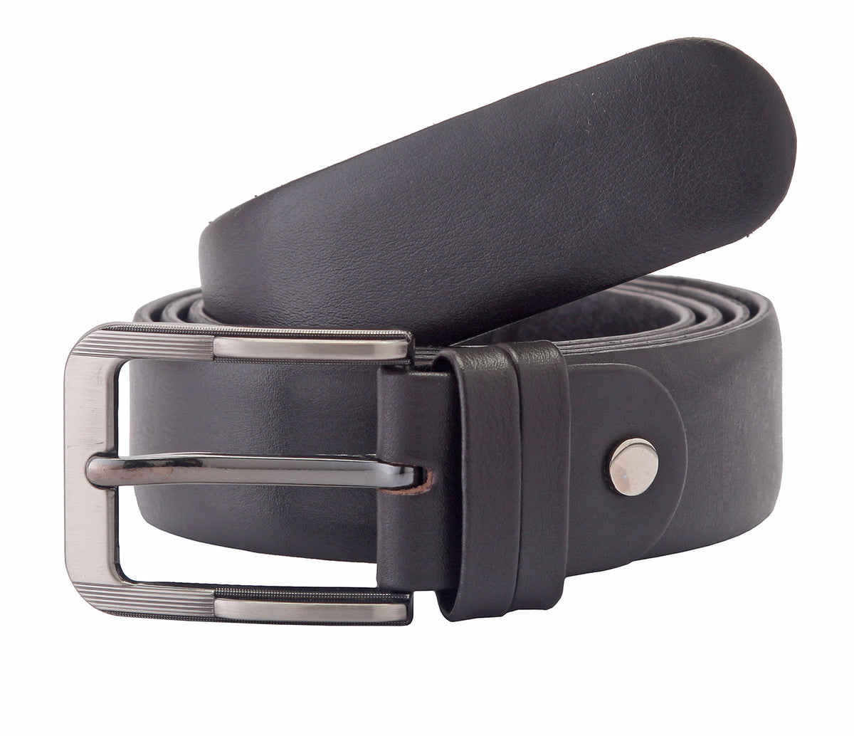 Men's Formal Wear Sleek Belt In Genuine Leather -  Brown
