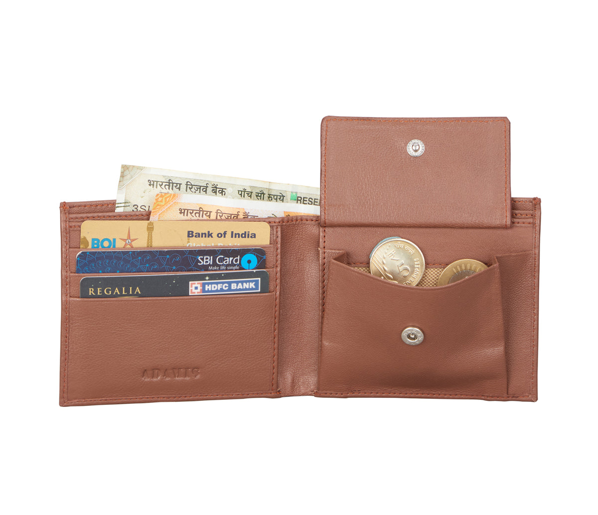Angelo Mens Wallet - Tan