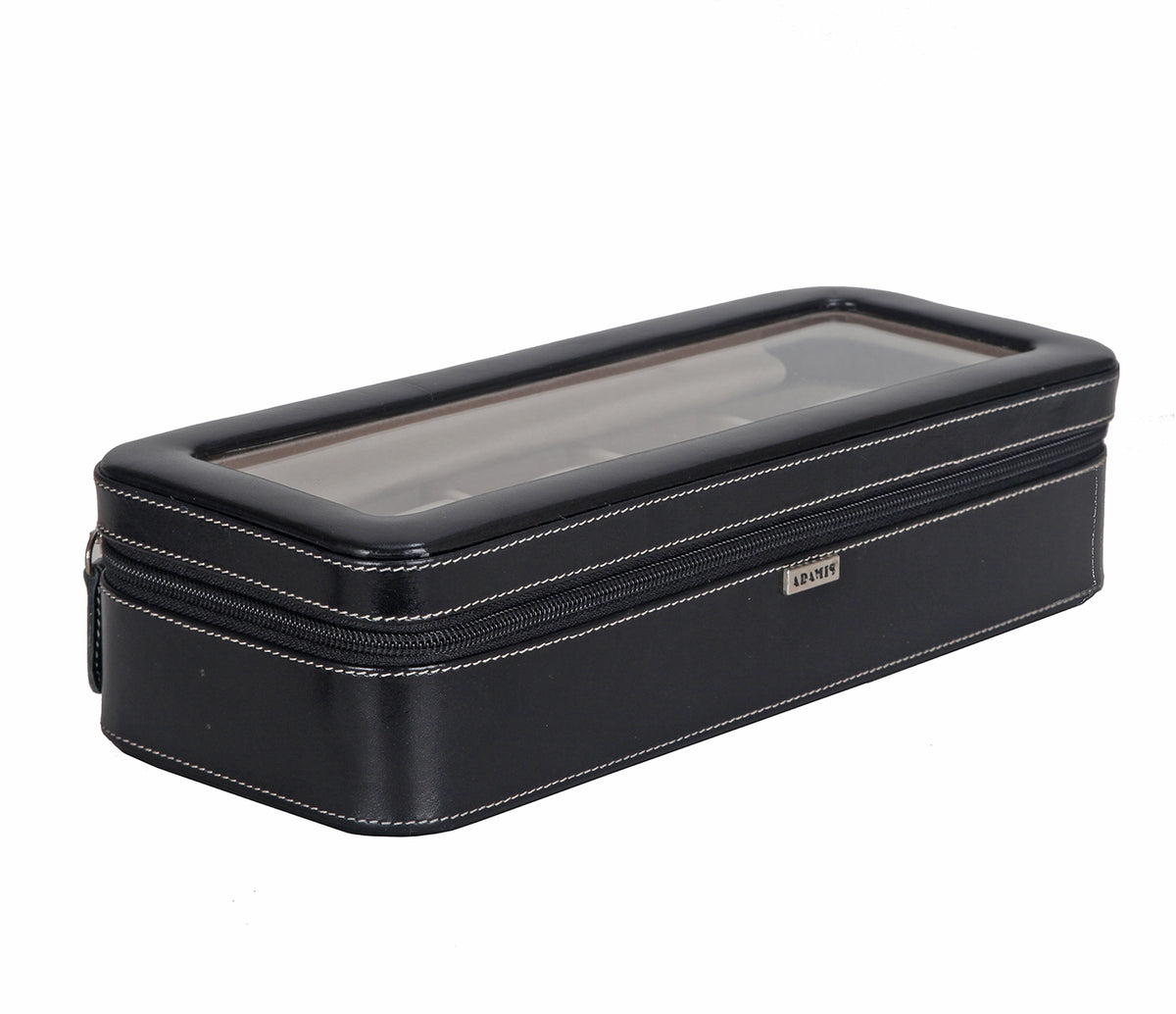 Watch case to hold 5 watches - Black