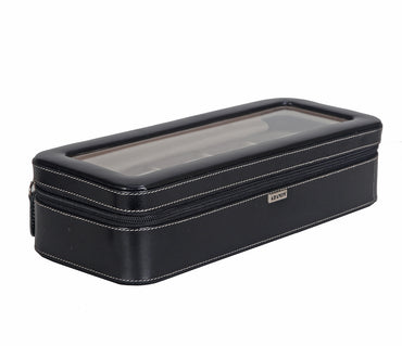 Watch case to hold 5 watches - Black