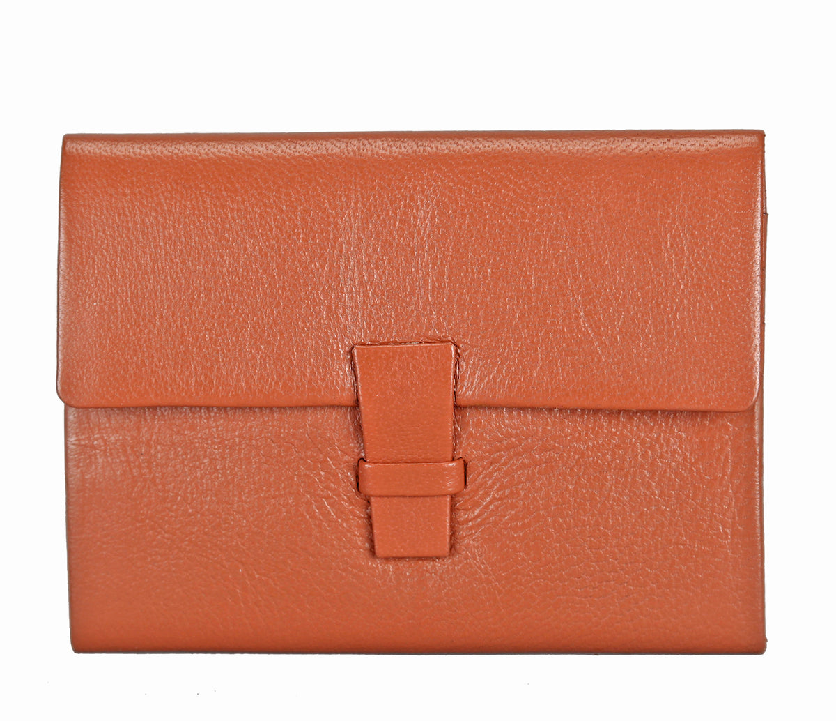 Credit And Business Card Case - Tan