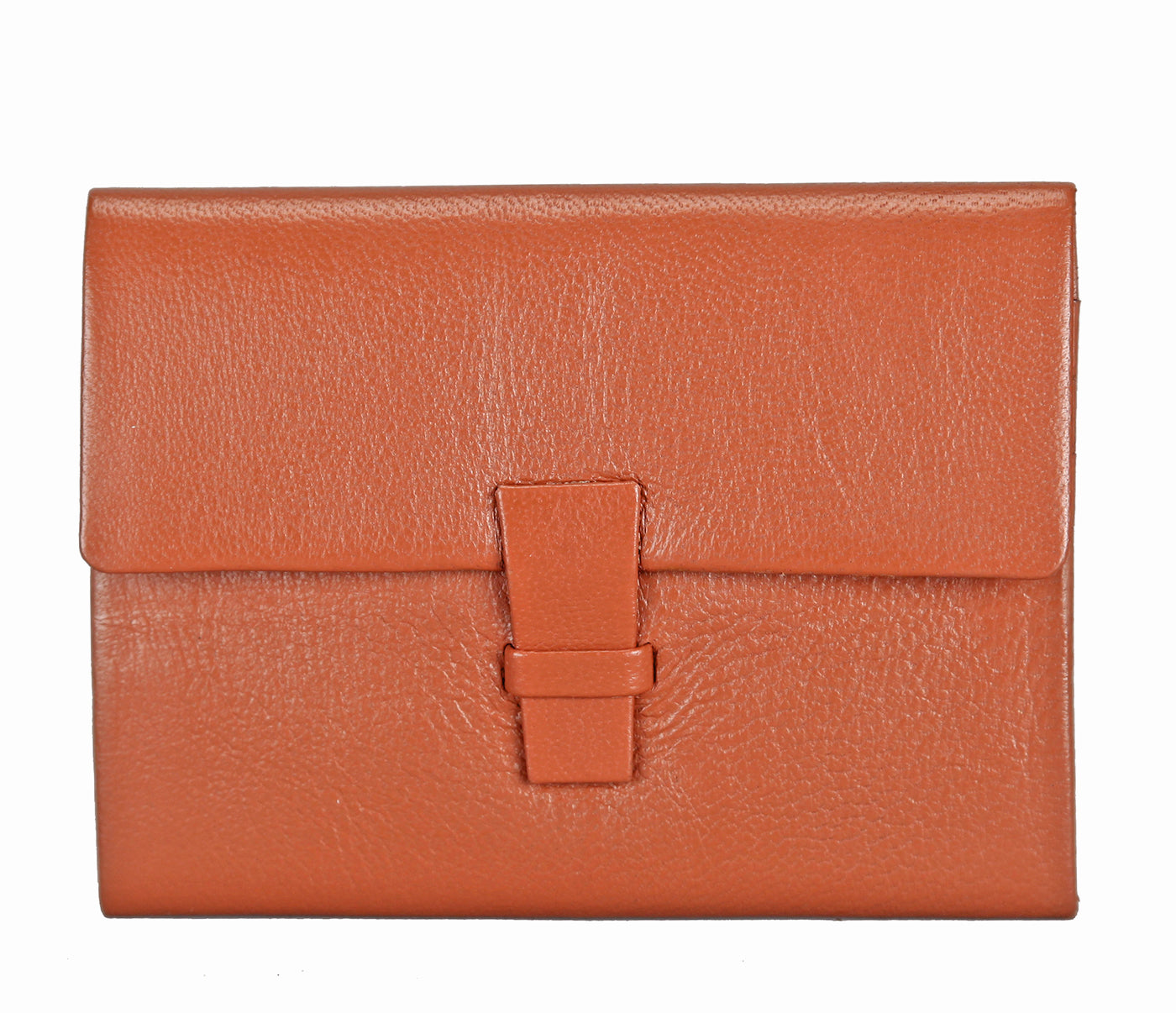 Credit And Business Card Case - Tan