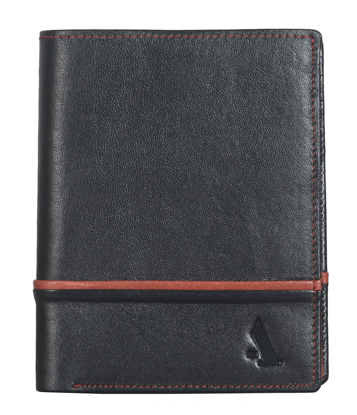 Edsel Mens Wallet - Black / Tan