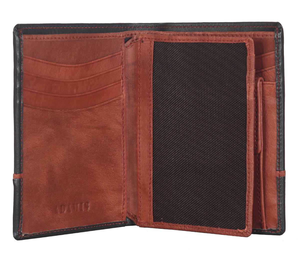 Edsel Mens Wallet - Brown / Tan