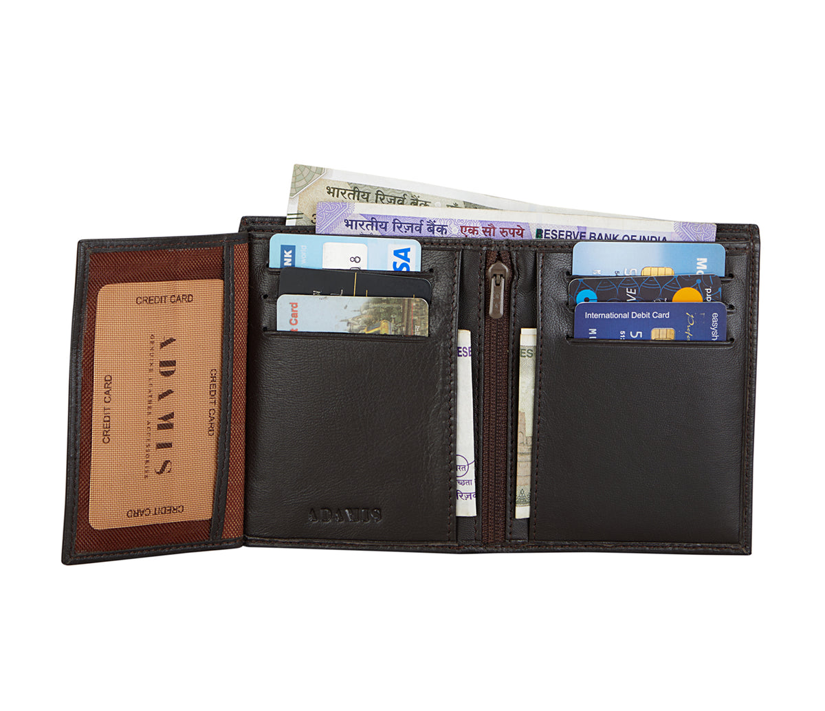Davide Mens Wallet - Brown