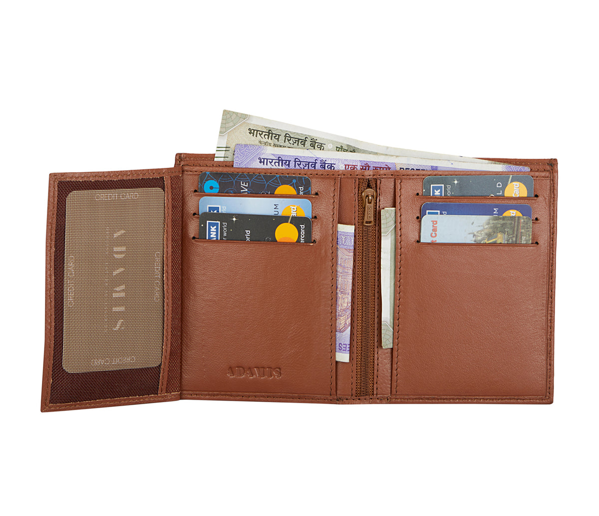 Davide Mens Wallet - Tan