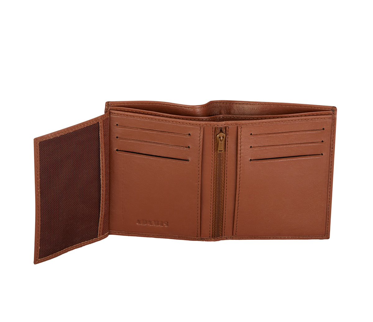 Davide Mens Wallet - Tan