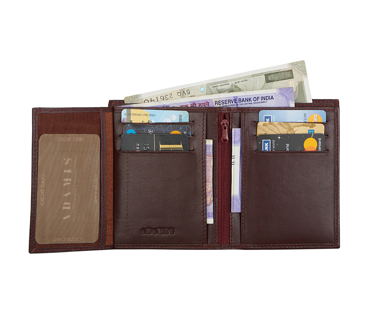 Davide Mens Wallet - Wine