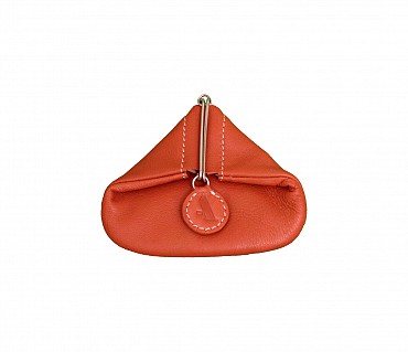 Épure Coin purse with leather lace Brown - Leather (30027HYZ035)